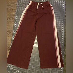Zara Kids Burgundy and Light Pink Joggers 10-12